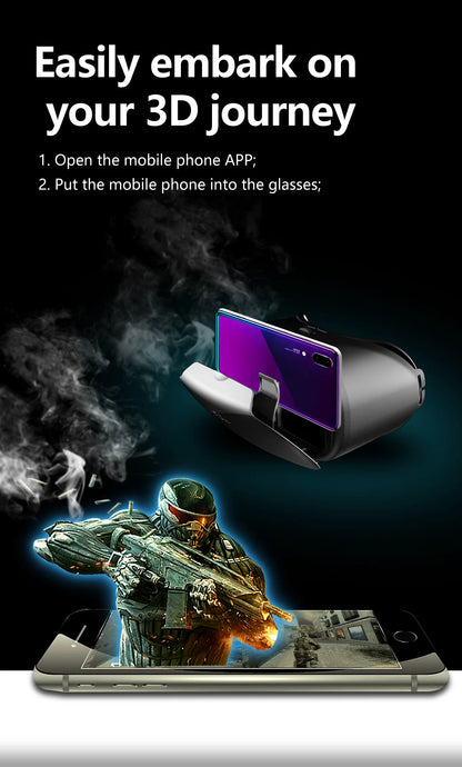 Virtual Reality 3D VR Glasses Smartphone Cell Mobile