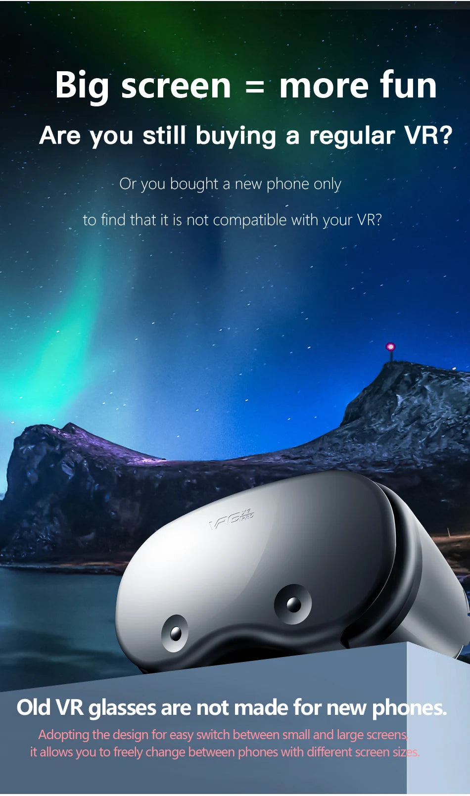 Virtual Reality 3D VR Glasses Smartphone Cell Mobile