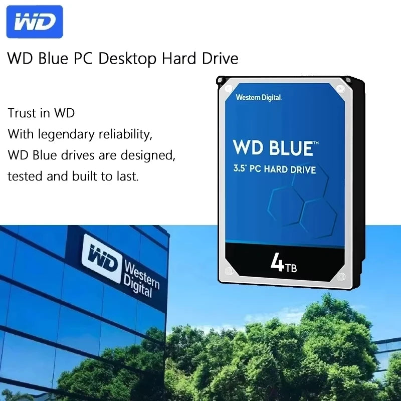 Hardware Western Digital 1TB 2TB 3TB 4TB 6TB 500GB HDD SATA III 6 Gb/s 3,5