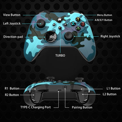 Gamepad for Xbox One S/X/Series S/X/PCWindows 7/8/10