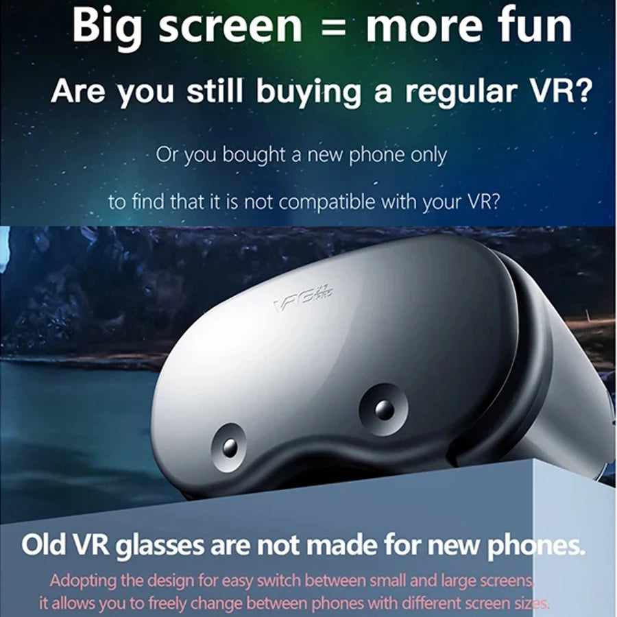 Virtual Reality 3D VR Glasses Smartphone Cell Mobile