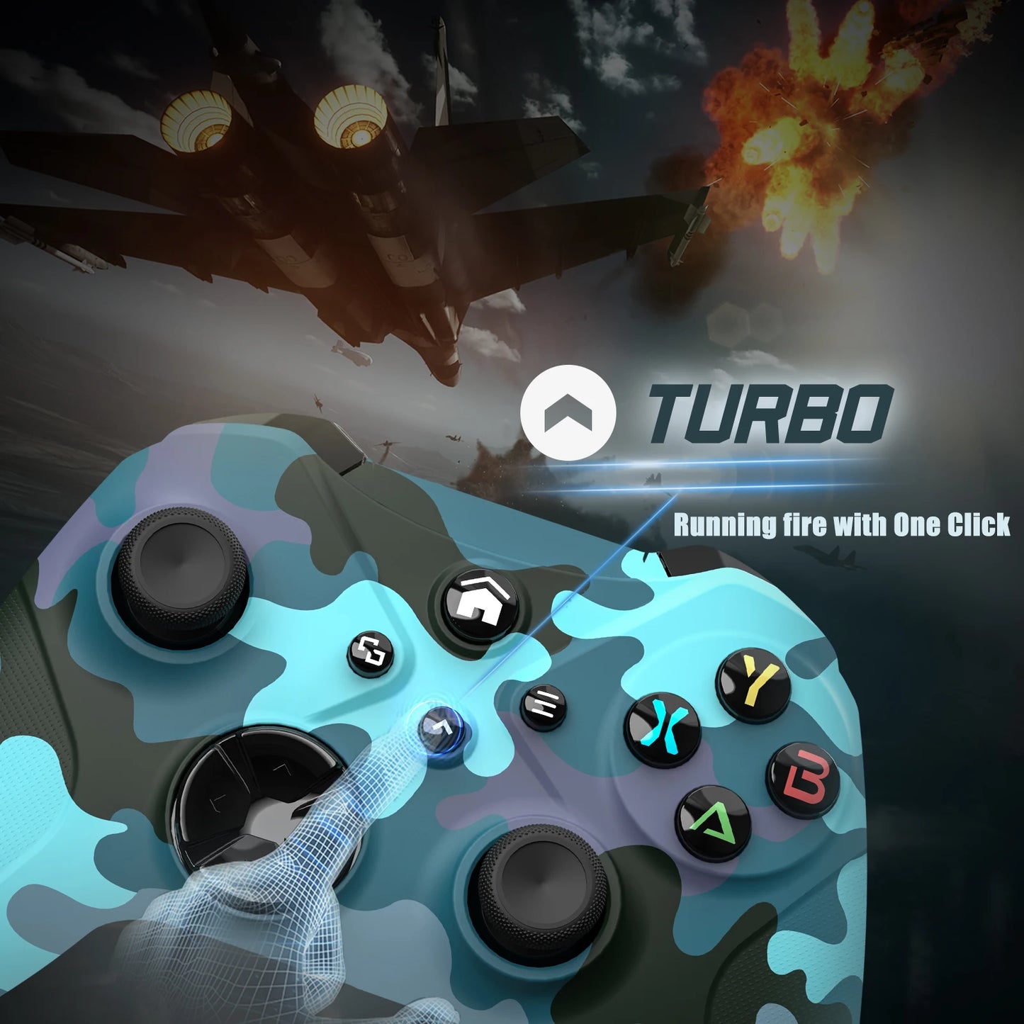 Gamepad for Xbox One S/X/Series S/X/PCWindows 7/8/10