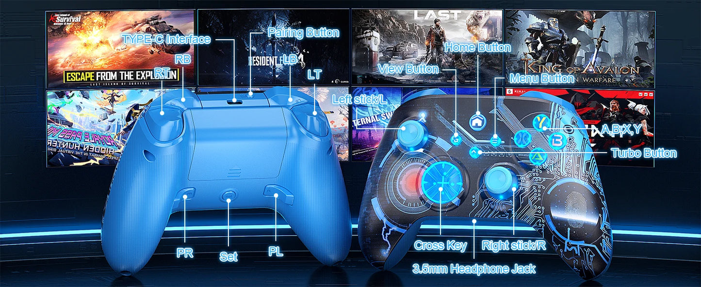 Gamepad for Xbox One S/X/Series S/X/PCWindows 7/8/10