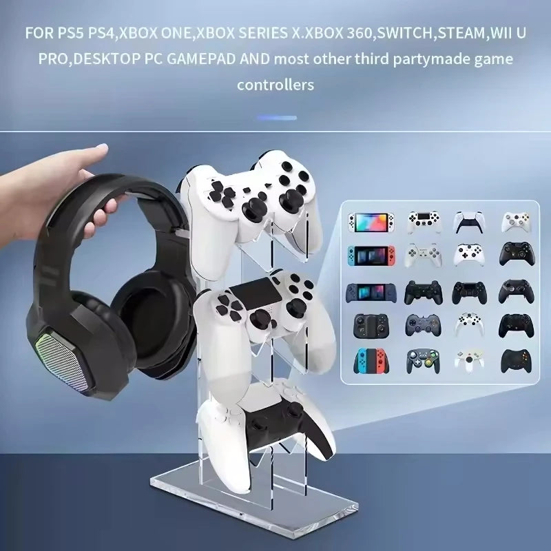 Game Controller Stand For Playstation 5 4 3 2 PS5 PS4 PS3 Dualsense Dualshock Switch Pro Xbox Control Accessories Holder Support